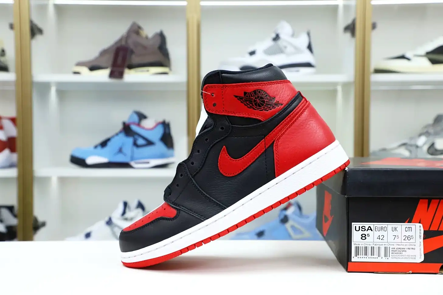 JORDAN NRG EXCLUSIVE TO 1 Kimikick AIR HOME' OG CHICAGO HIGH 'HOMAGE RETRO 0728